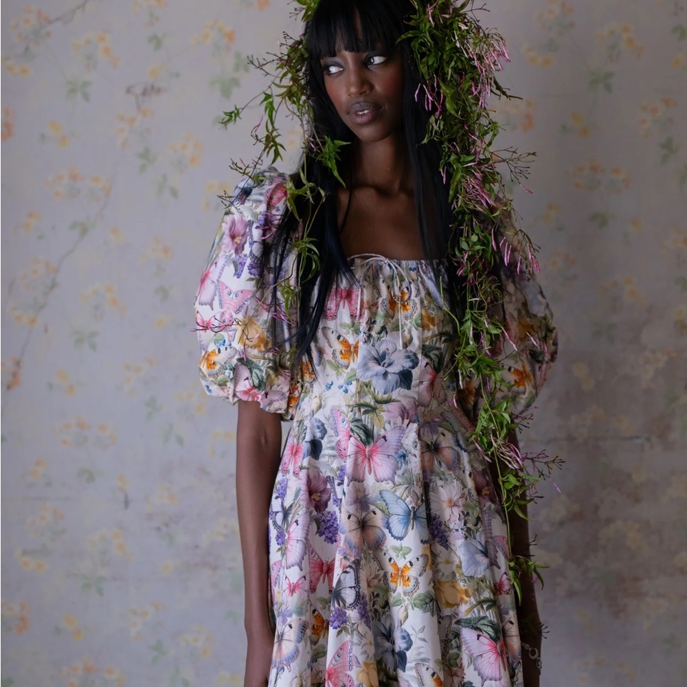 Selkie Butterfly Botanics Mini Day Dress